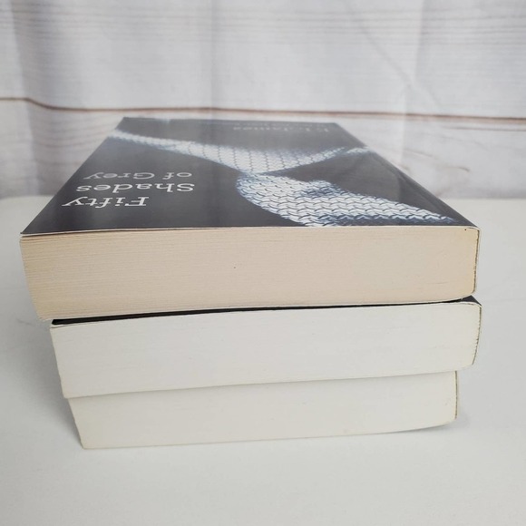 Fifty Shades of Grey by E.J. James Paperback Trilogy Romance Book Set of 3 - Picture 7 of 7